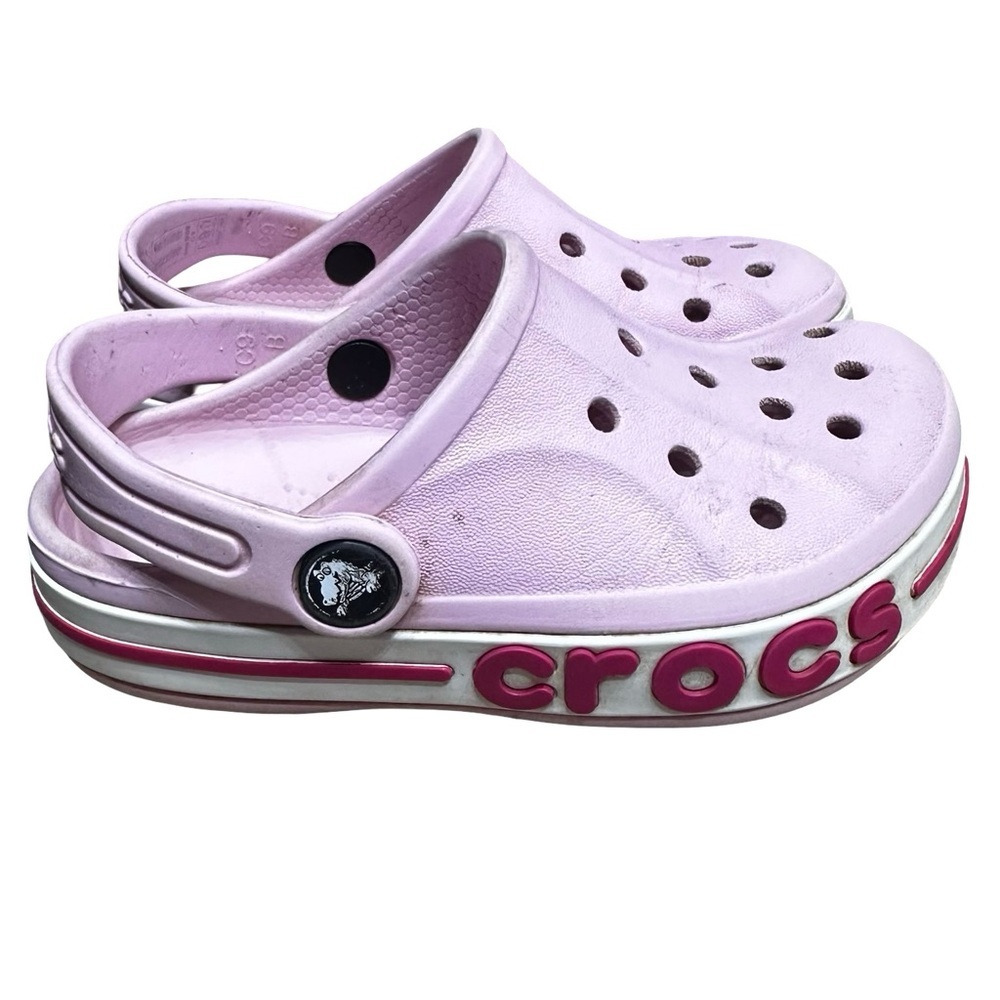 CROCS Bayaband Clog Orchid Pink Purple Size 9 Children’s Slip On Comfort Water